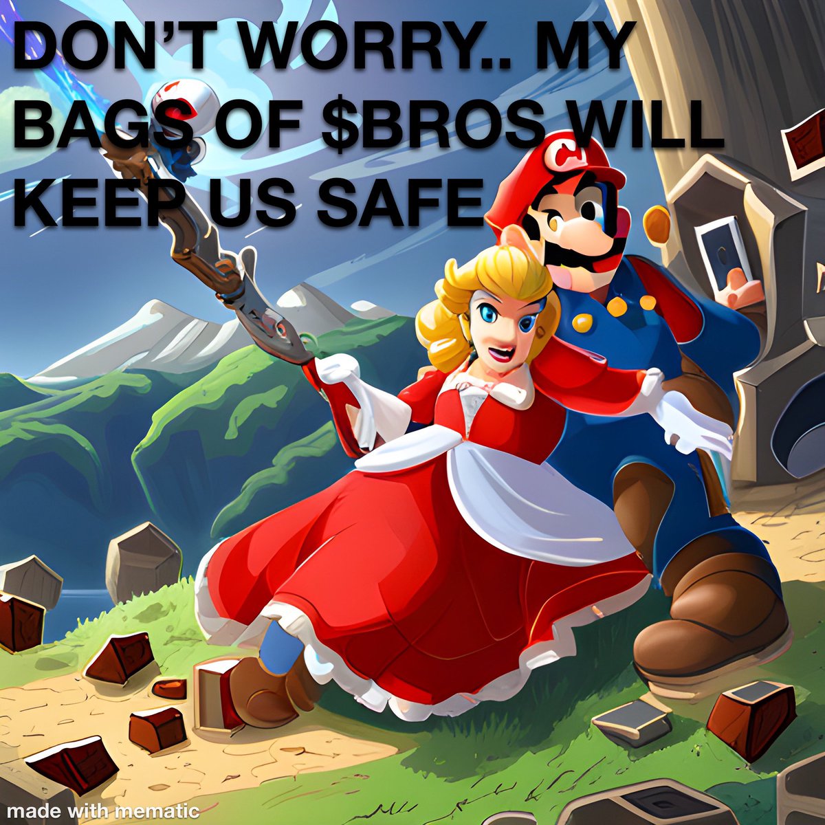HodlRocketMan's tweet photo. @ShibaXanders @supermariomovie We are the $bros https://t.co/o6TJhYIxTc