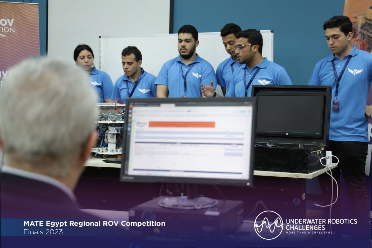UWRChallenge's tweet image. The teams are crashing the showrooms now!🔥

It's time for the presentation.👌

#UWRChallenges #WaterGame #MATEEGYPT #MATEEGYPT23 #MATEEgyptROVFinals23