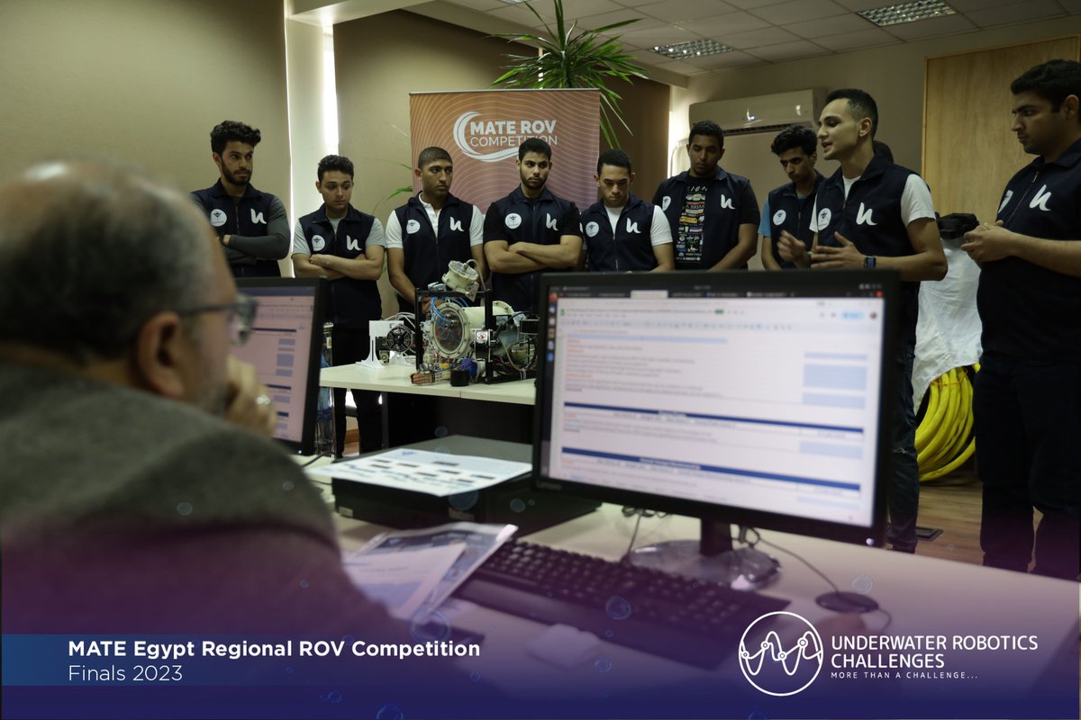 UWRChallenge's tweet image. The teams are crashing the showrooms now!🔥

It's time for the presentation.👌

#UWRChallenges #WaterGame #MATEEGYPT #MATEEGYPT23 #MATEEgyptROVFinals23