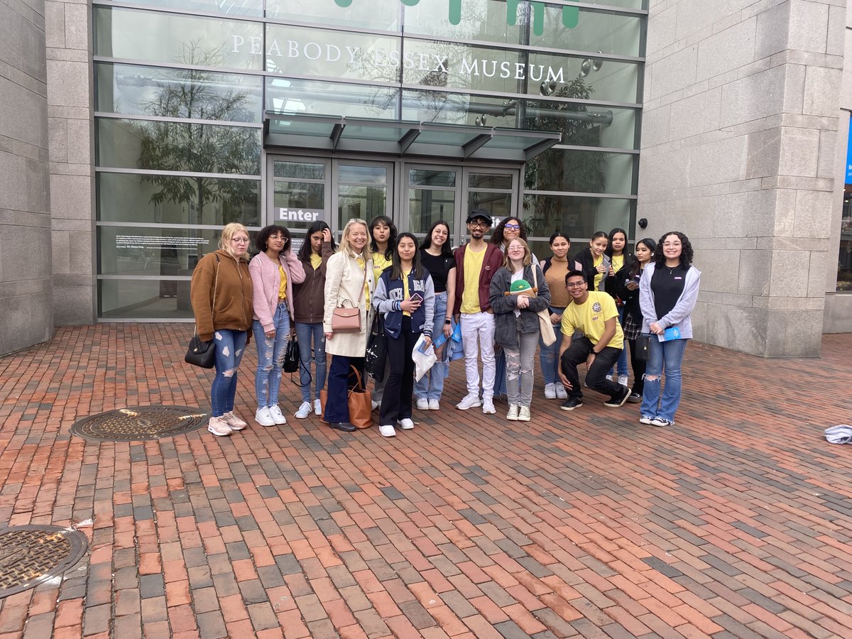 WhittierTechHS's tweet photo. The Multicultural Club visited the Peabody Essex Museum in Salem, MA last month. Eighteen students from the club went with club advisor Mrs. DiMauro and chaperone Mrs. Novak. #MulticulturalClub #CulturalDiversity #PeabodyEssexMuseum #WeAreWhittierTech https://t.co/8ptfRTaE7a