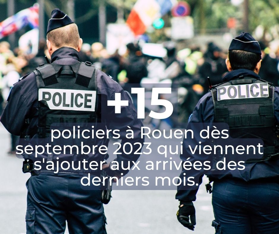 damienadam76's tweet photo. La loi d’orientation et de programmation du Ministère de l’Intérieur permet la création de 33 postes de policiers et gendarmes en @seinemaritime.

À @Rouen, 15 nouveaux postes seront ouverts à partir de septembre 2023 pour renforcer la sécurité dans nos rues. https://t.co/BqjcfJP0ih
