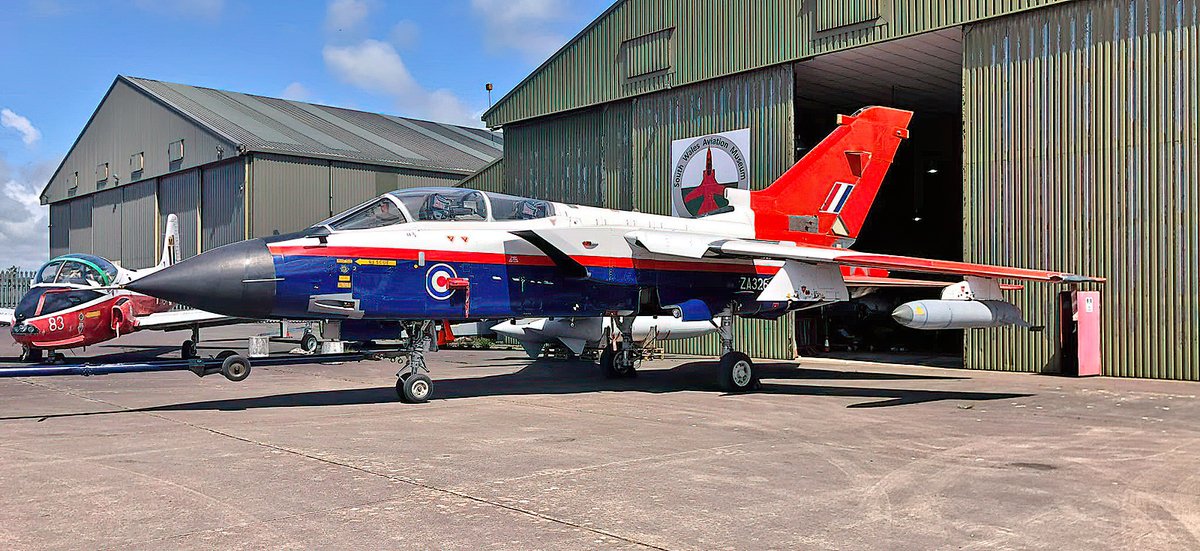 Tornado GR.1P ZA326 getting some sun on it's back outside SWAM today <a href="/SWAM/">SWAM</a> #SWAM