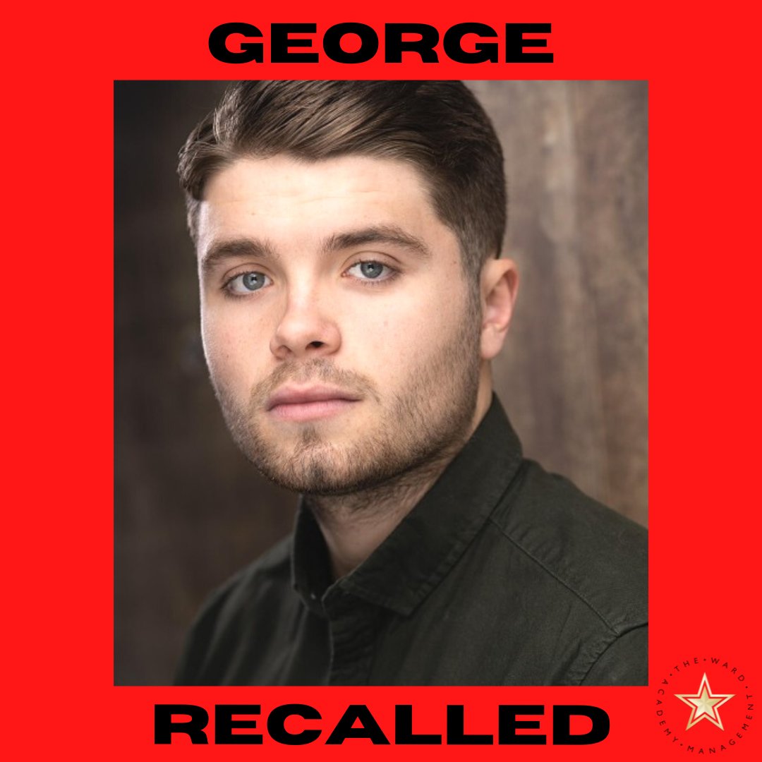 *** RECALLED ***

Our brilliant actor #GEORGE has been recalled for a spectacular PANTO down south! 

Sending heaps of GOOD LUCK! 🤞