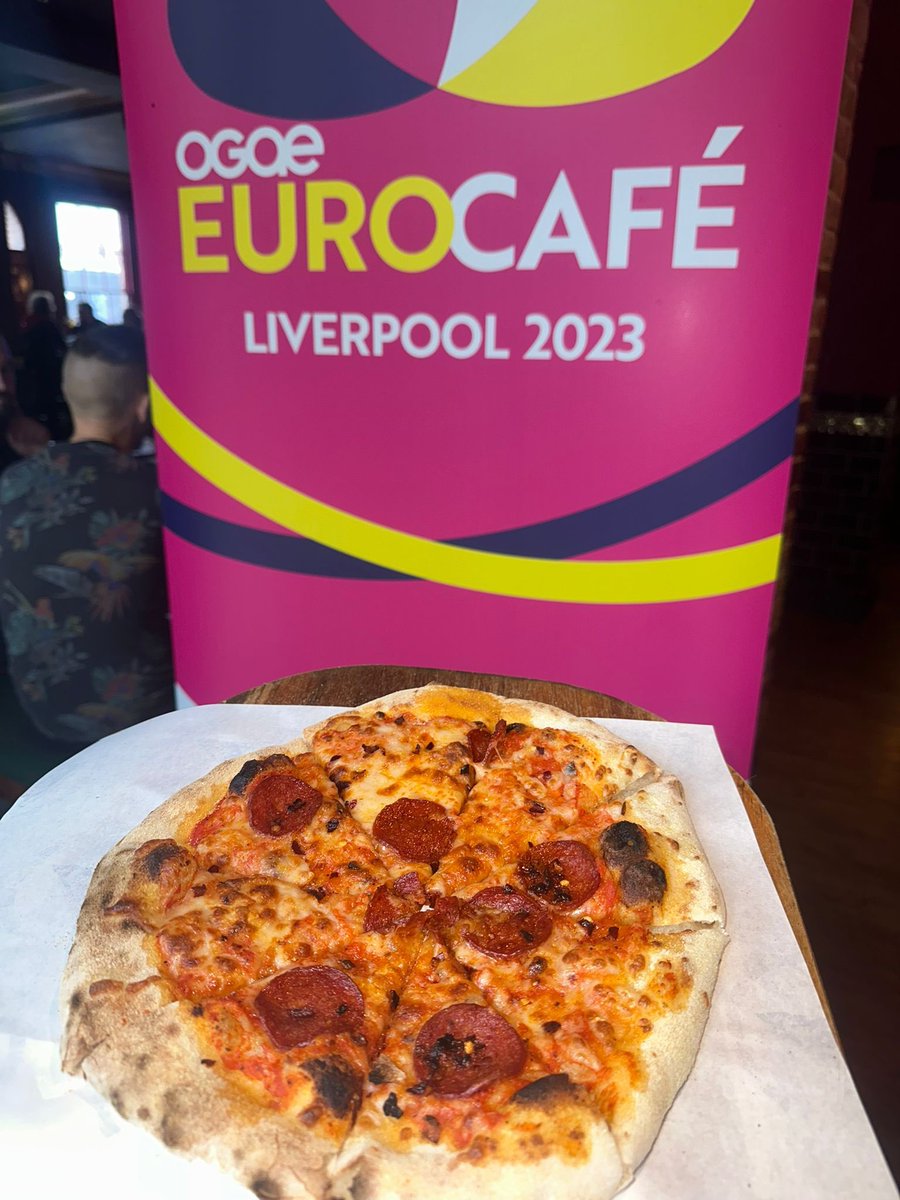 pubinvestgroup's tweet photo. 💙💛| Enjoy some Eurovision fun at Peacock Liverpool.
Peacock is the OGAE Official Euro Cafe throughout Eurovision week, so pop down and enjoyed the chilled atmosphere, quizzes, cocktails and pizza.
@peacock_seelst
📍Seel Street, Liverpool
#eurovision2023 #eurocafe https://t.co/3IZ2WOAAW2