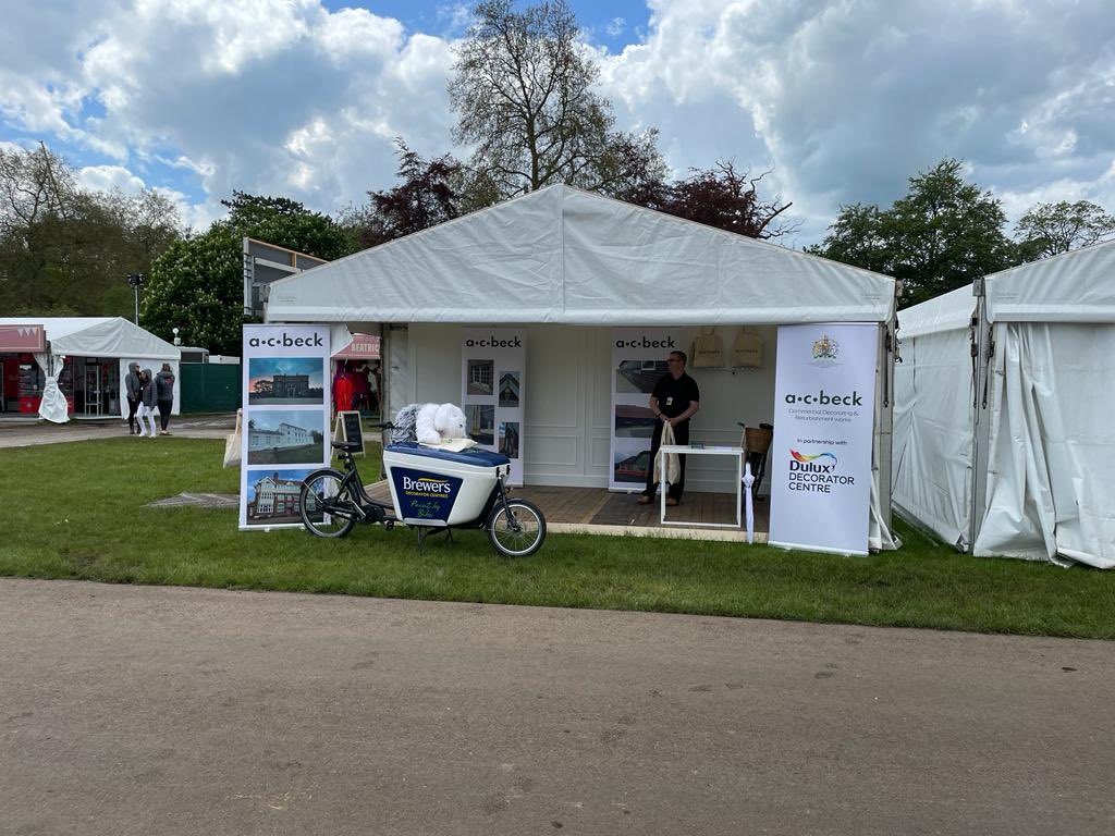 For the next four days we have a stand at the Royal Windsor Horse Show #RWHS2023. If you are visiting, come and find us in the Royal Warrant Holders Tents to find out about our #painting and #decorating services.