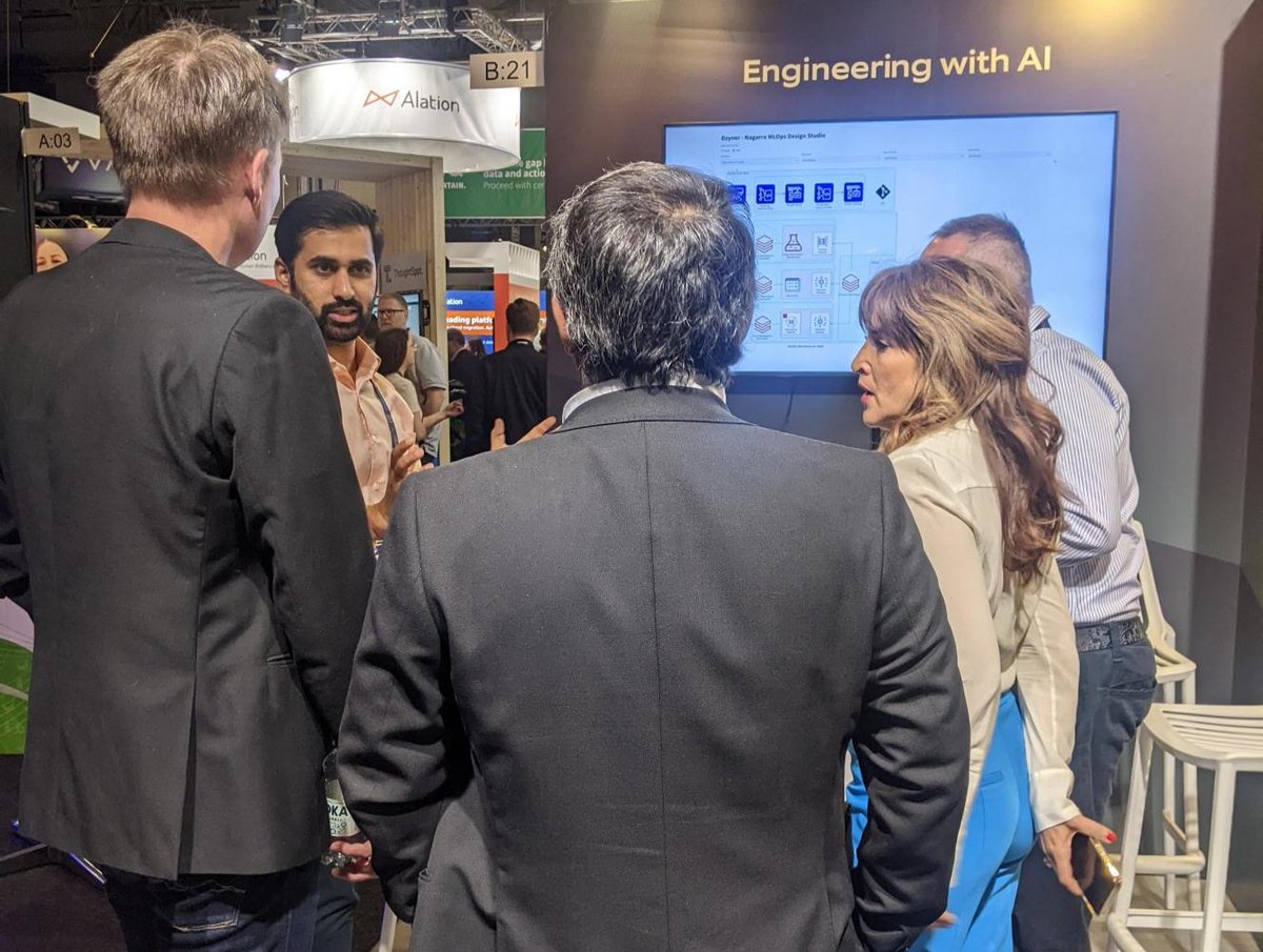 Nagarro's tweet image. From insightful sessions to captivating demos, what a successful first day at the @DISummit2030, Sweden. Make sure to stop by our booth #B21 and catch up with our experts. We can´t wait to see you there!
#DataInnovationSummit #DataInnovationSummit2023 #DIS23 #DIS2030