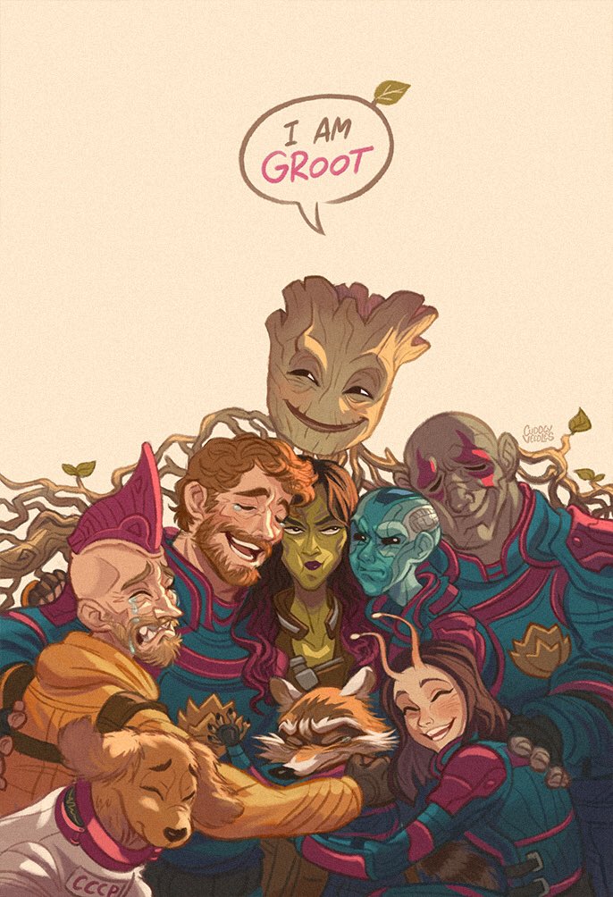 it really is good to have friends 
#GuardiansOfTheGalaxy