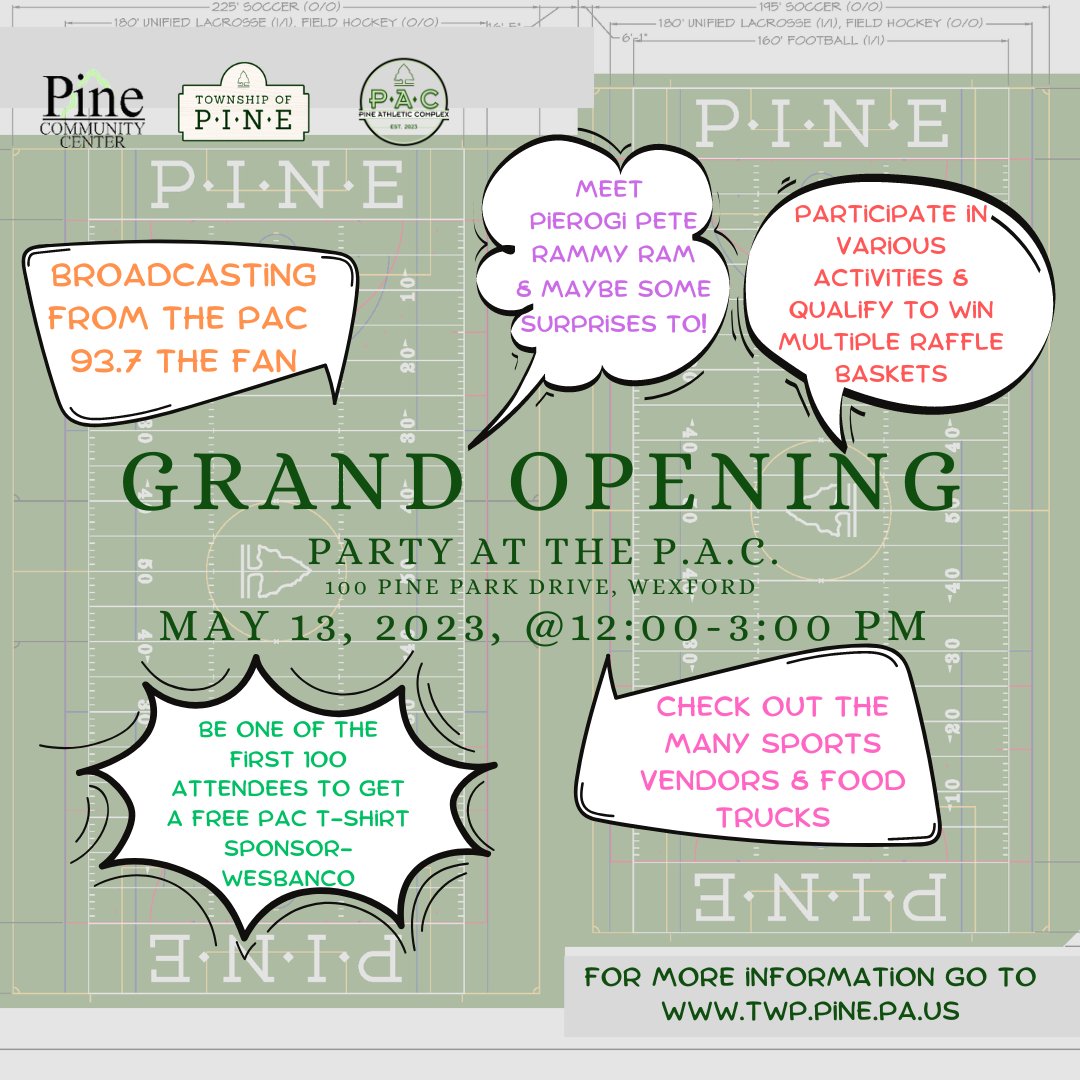 pinecommcenter's tweet image. The Party at the PAC event is two days away! We have a lot of fun activities planned for this day. Be sure to bring your family and friends 😎