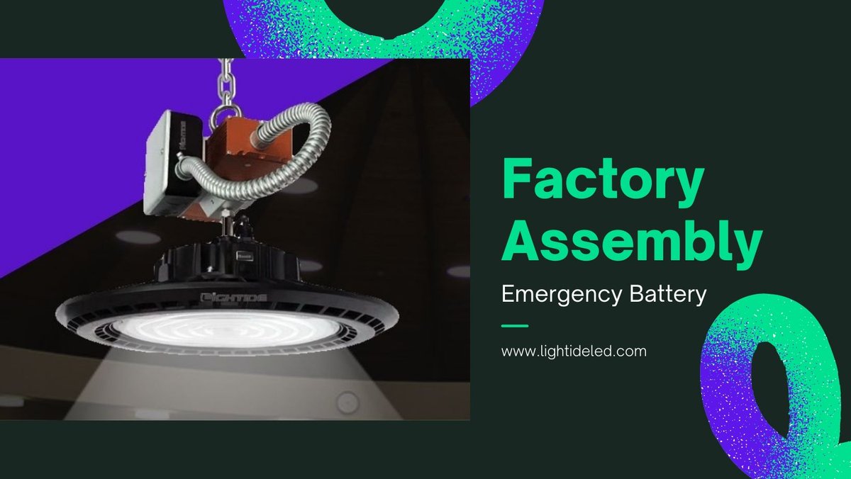 Lightide_led's tweet photo. The First To Produce LED Highbay Battery Backup - https://t.co/E8jiF699hW https://t.co/N48o386Kgg