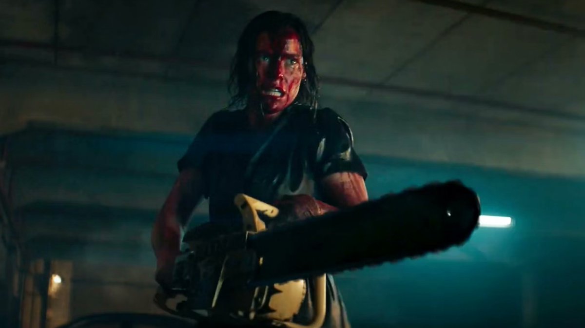 TXpodmassacre's tweet photo. Mitch is back from his Summer Living and travels to review #EvilDeadRise! We debate way better names for this movie and rank where this film sits in the illustrious #EvilDead franchise. #horror https://t.co/r01kh0txfA https://t.co/NucJyqz9hA