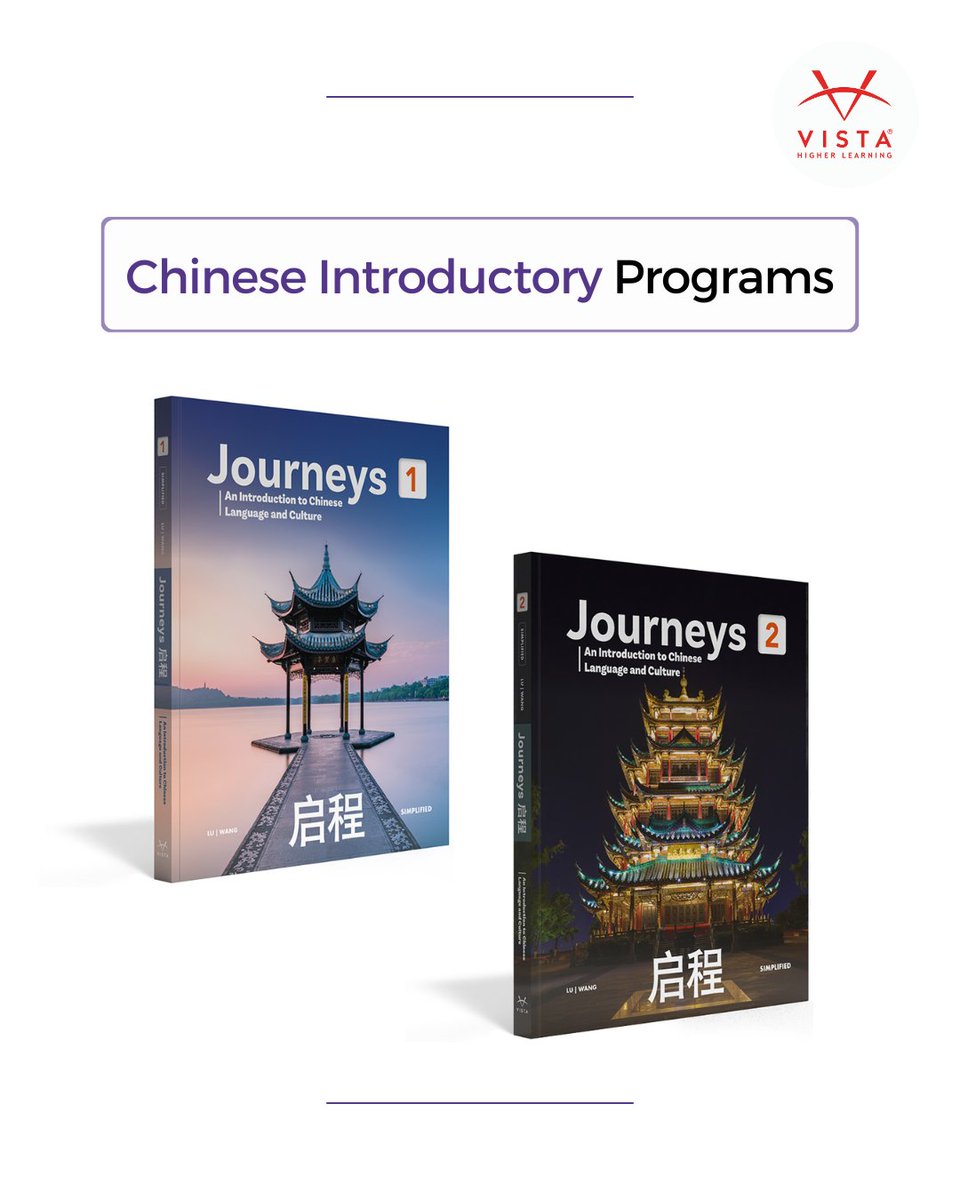 VHLHigherEd's tweet photo. Journeys invites the beginning-level student to explore the #ChineseLanguage and culture in an engaging, learner-friendly program. 🐉
Visit 📲 https://t.co/WARJ1umlRi to learn about our #ChineseProgram. https://t.co/z2LyUTrdQG