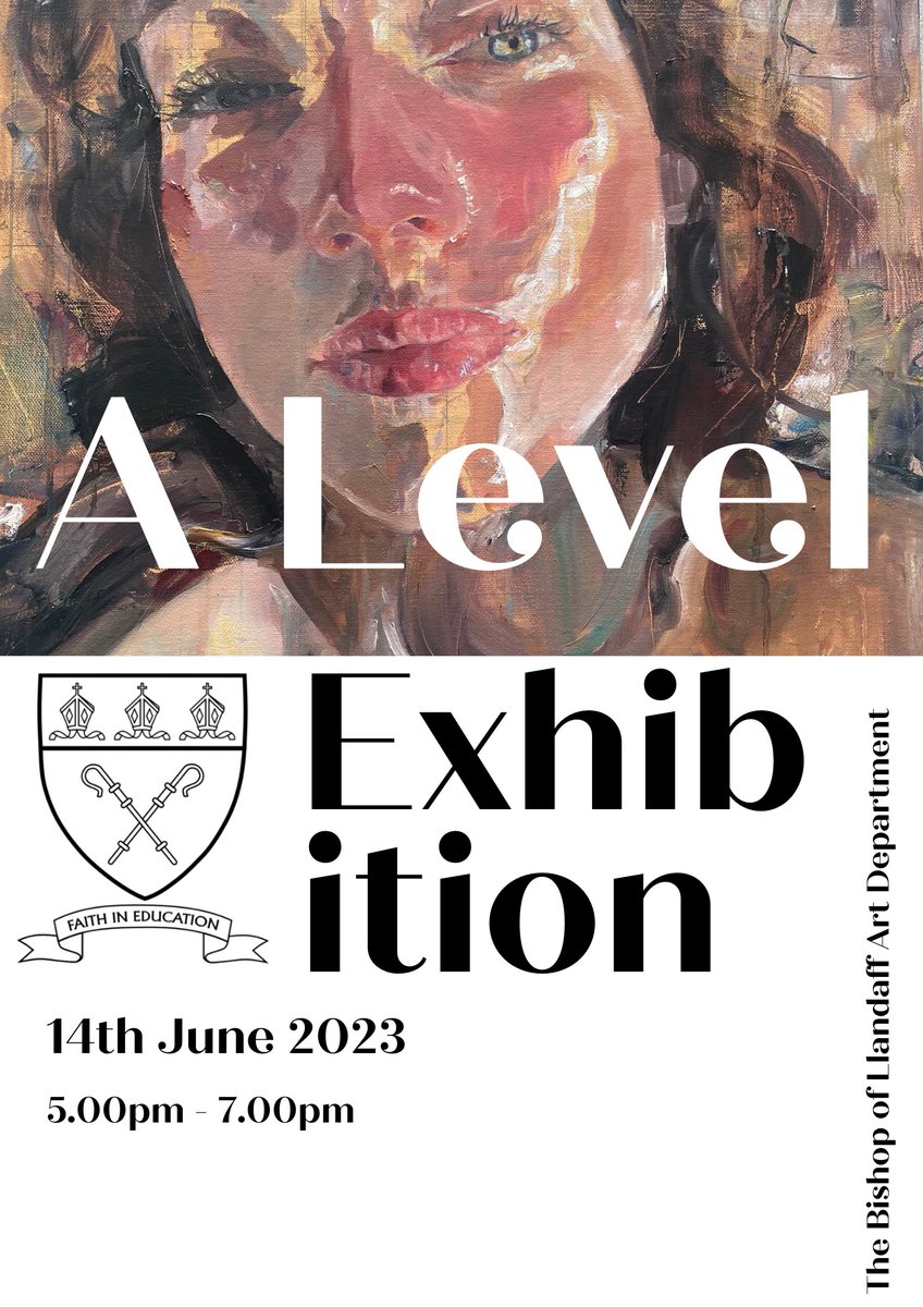 Our A' Level Art Exhibition will be held on Wednesday 14th June. We look forward to you joining us in celebrating the work of our talented students. #BOLHSARTSHOW