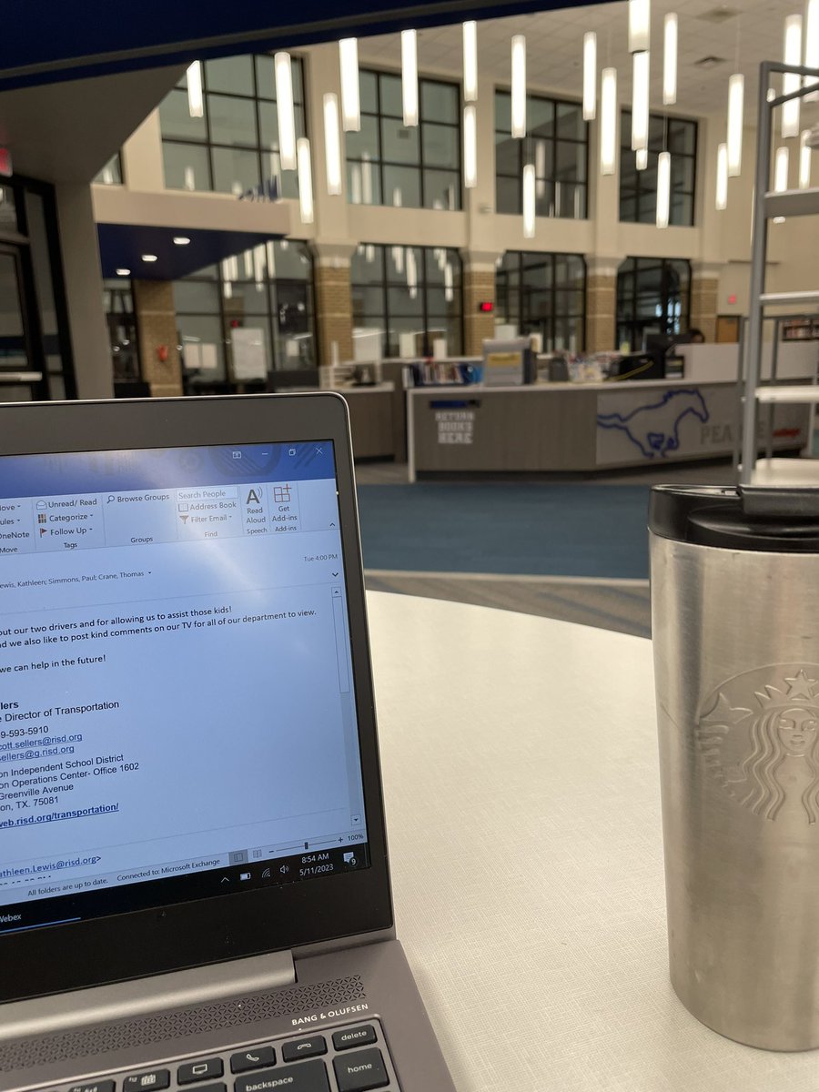 Thanks <a href="/JJPearceHS/">JJ Pearce HS</a> library for this lovely change of venue today. #PTECHfinishstrong <a href="/RISD_CTE/">RISD CTE</a>