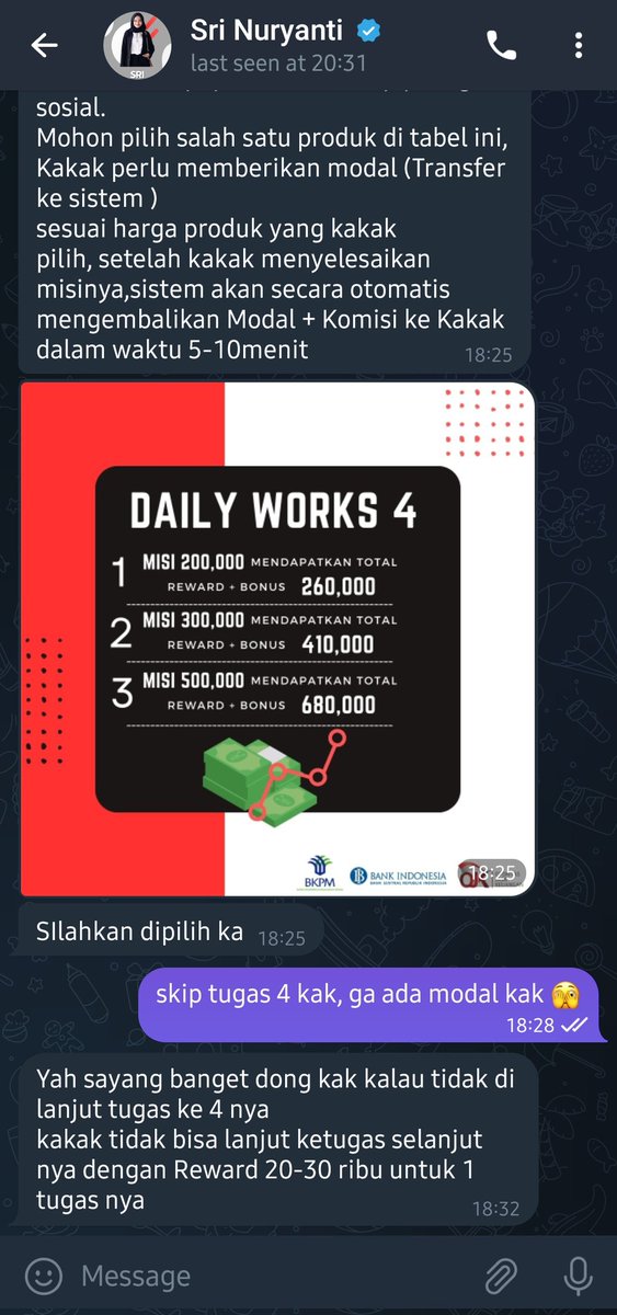 breansandra's tweet photo. @Giarsyahsyifa Ternyata tugas 4 masih di bayar ya kak?
Wah saya keburu pake teknik andalan https://t.co/mO8OD6MZ1X