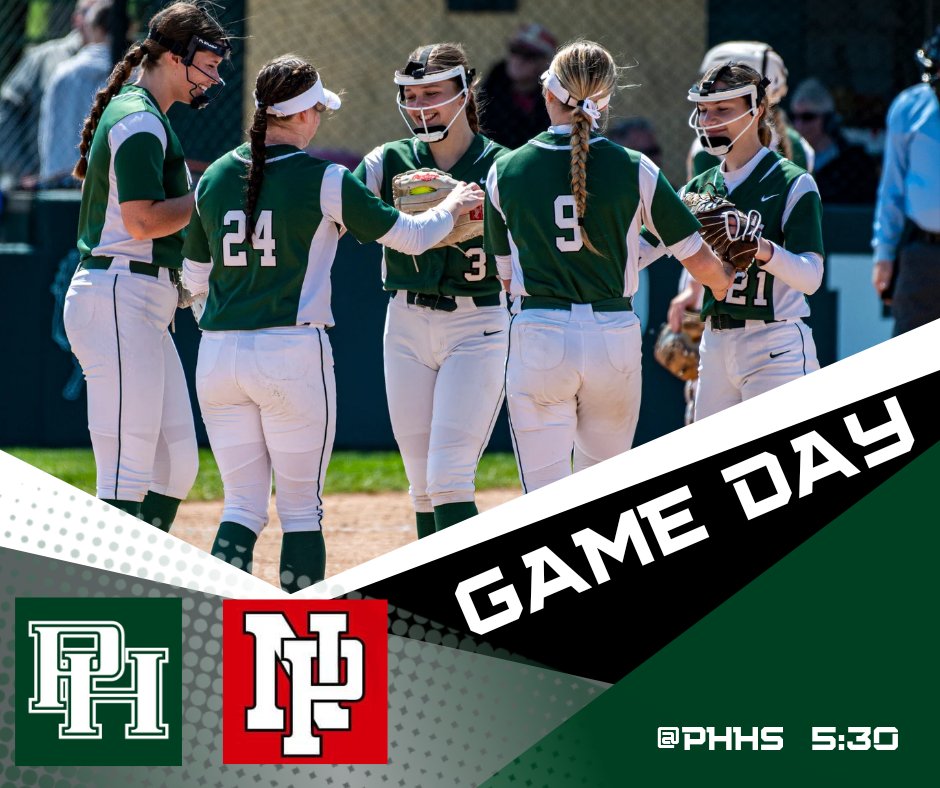 A great conference match up today with New Palestine coming to Legends Field. Be there - 5:30! 🥎