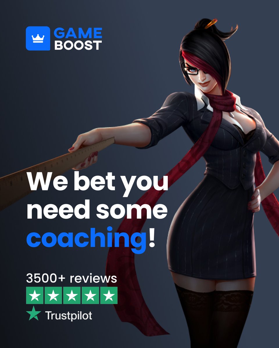 Who needs coaching? Well - probably you. No hard feelings, man. There is always room for improvement. 💪🏼 Find out how to level up your game here: gameboost.com/coaching

#gaming #GameBoost #coaching #leagueoflegends