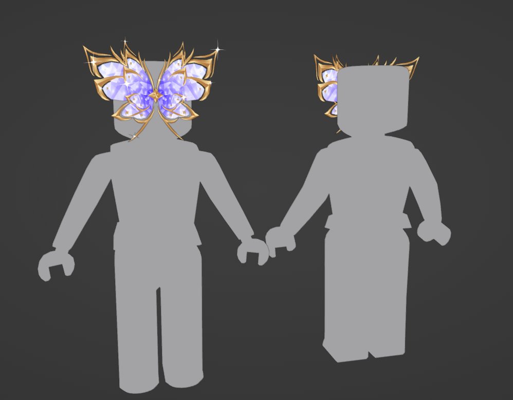 Rover_roblox's tweet image. Majestic Butterfly Wings and Face Cover!
#RobloxDev #RobloxUGC #RobloxLimitedUGC #RobloxUGCConcept #robloxugclimiteds