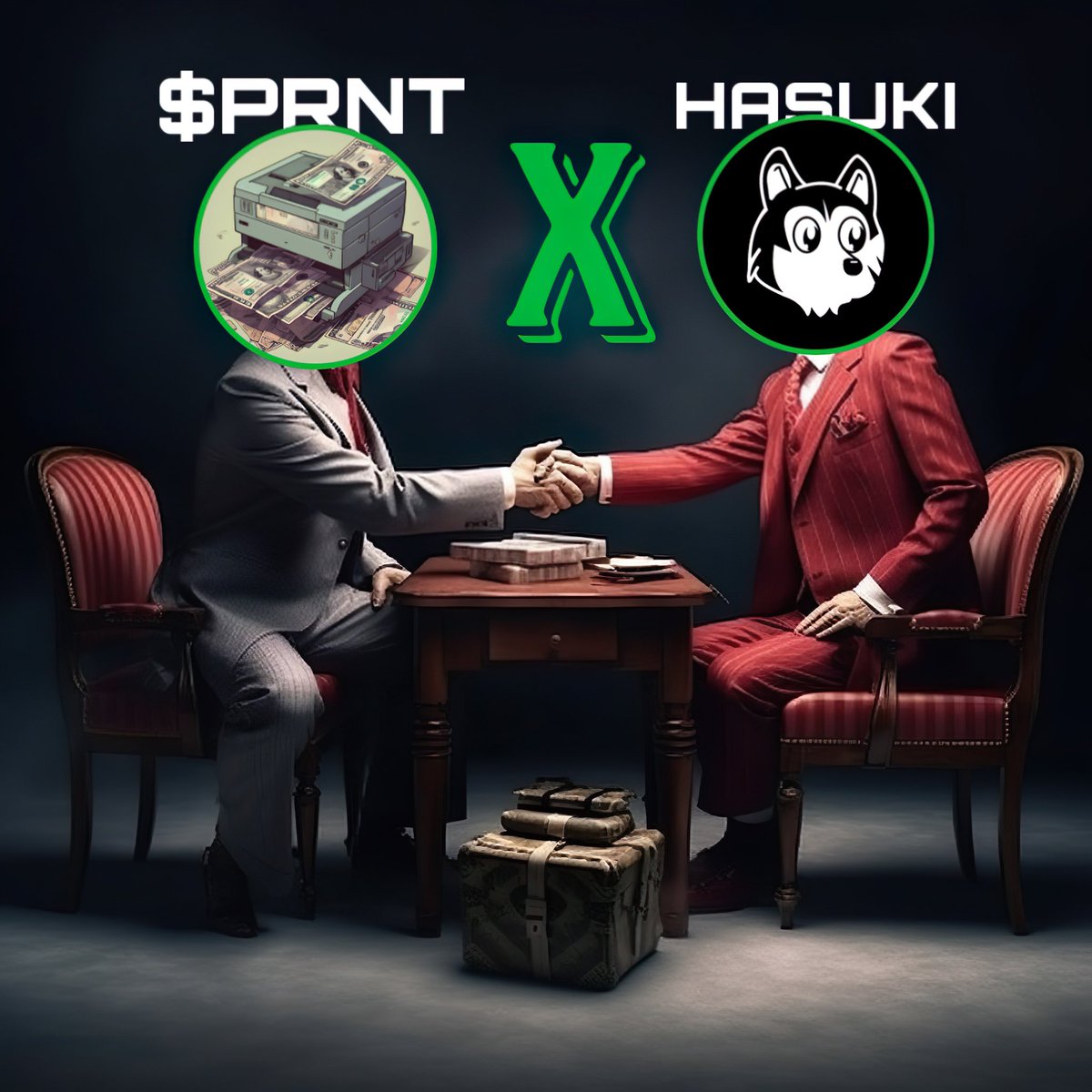 $PRNT x <a href="/HasukiNFTs/">HASUKI</a> 

Proud to announce our first of many official strategic partnerships with Hasuki. 

Our officially Twitter marketing partner, offering Raid 2 Earn for our posts, helping us gain exposure, and helping you $PRNT!