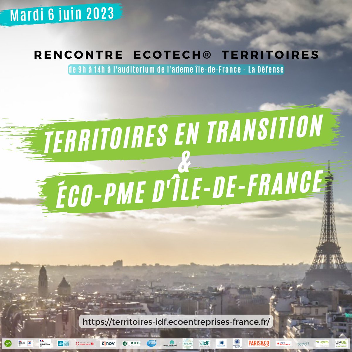 Territoires franciliens📢

Ne manquez pas la 5ème Rencontre Ecotech Territoires en transition et Eco-PME d’#IDF organisée par <a href="/PexeFrance/">Réseau Pexe - Eco-entreprises de France</a> le 6 juin dans nos locaux à <a href="/VilleCourbevoie/">Ville de Courbevoie</a> !

L'occasion de parler aménagement durable. 🏙️

Inscrivez-vous vite : …ritoires-idf.ecoentreprises-france.fr/RencontreTerri…