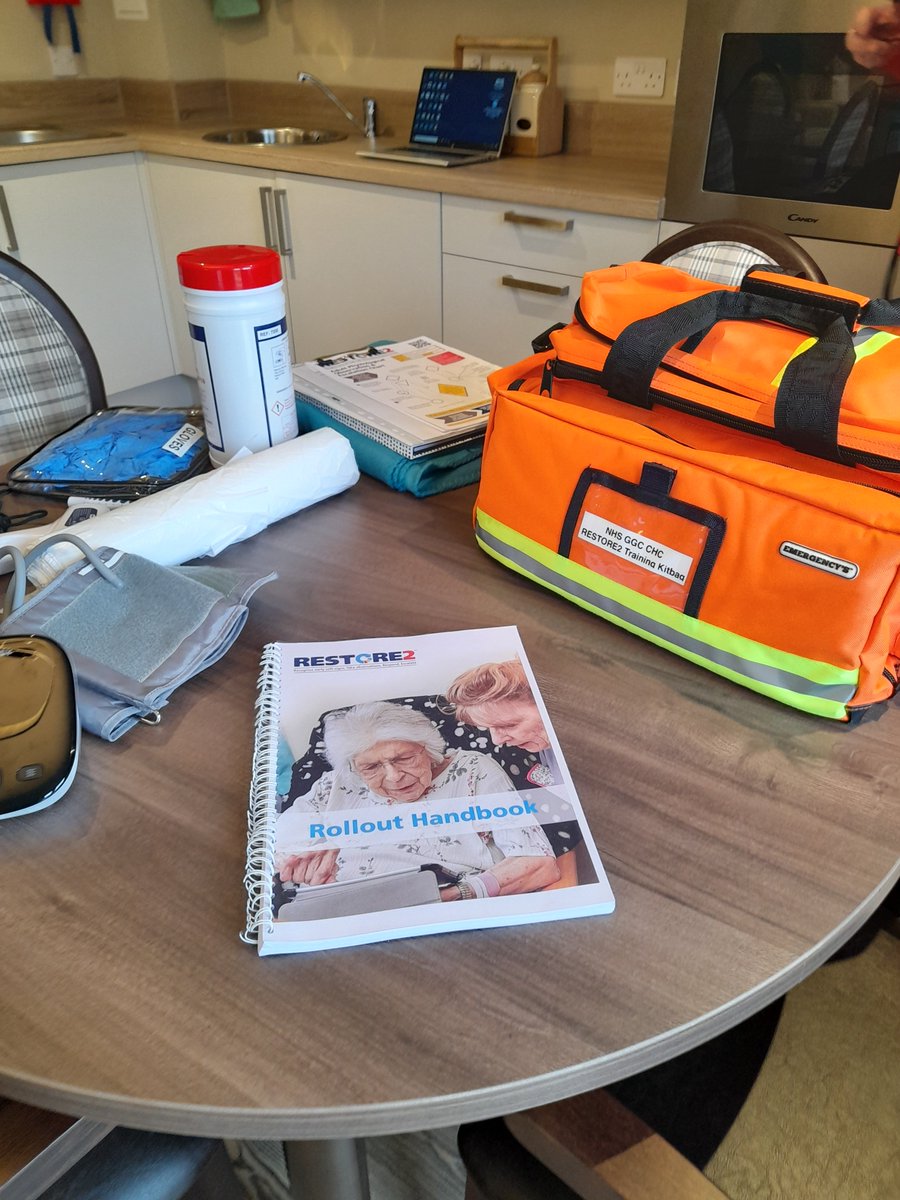 nhsggcchc's tweet photo. Great day yesterday at Morar Living Care Home providing education and training to support care home staff to implement the RESTORE2 tool.
@NHSGGC @RenHSCP @morarliving @scottishcare
#RESTORE2
#collaboration #carehomes https://t.co/PPKBXpNJoj