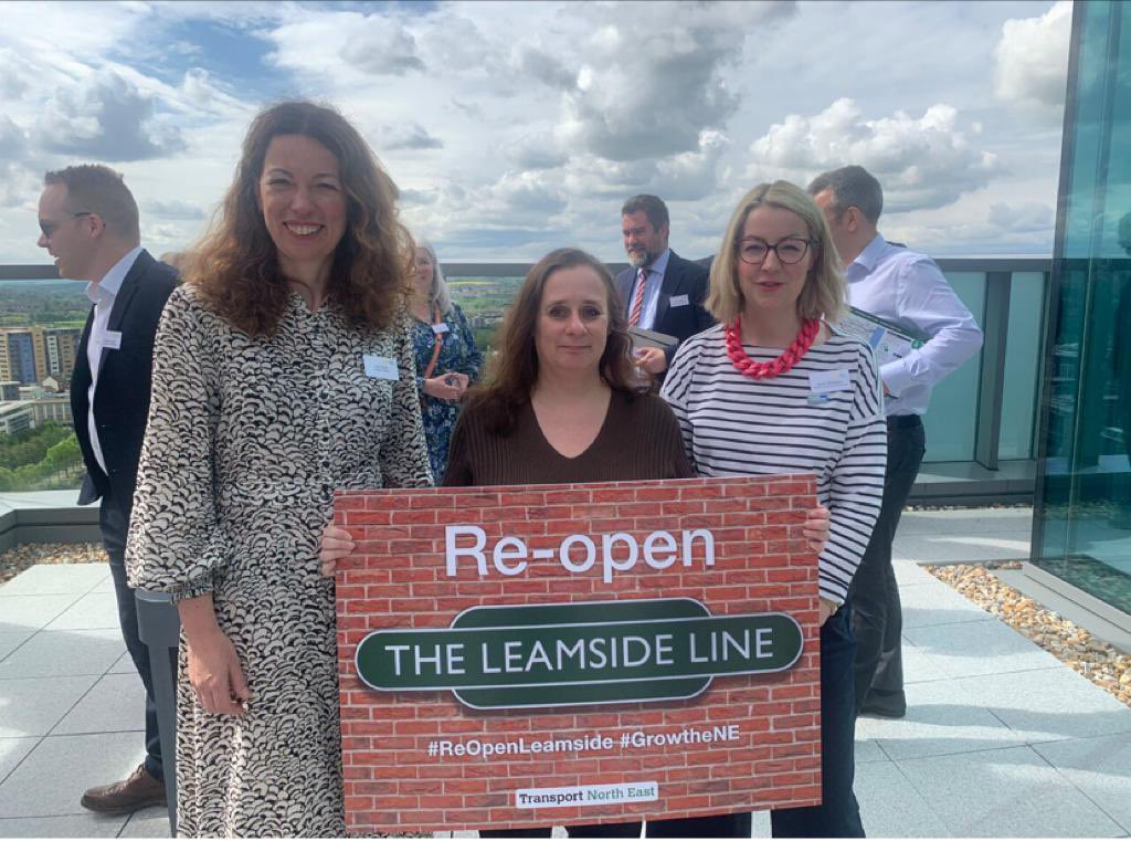 NP_Partnership's tweet photo. Our Deputy Chief Executive Sarah Mulholland joined calls to #ReopenLeamside, a vital rail link in the North East, at an event hosted by @transport_north and @WBD_UK.
#GrowTheNE https://t.co/XQHGFtpU5Z