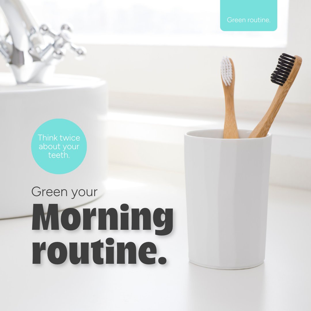 invert_wrld's tweet photo. Ditching your limited-use plastic toothbrush in favor of a more sustainable material like bamboo and researching sustainable toothpaste alternatives - hello, toothpaste tabs! - will make your mouth green. In a good way 🦷

#greenroutine #ecoliving #sustainbleliving #ForOurPlanet https://t.co/buAUBDDsUG