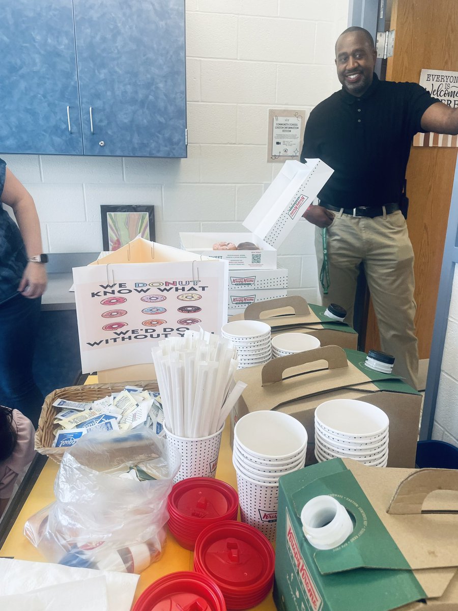 PCES teachers are greatly appreciated by our Admin. team! Coffee &amp; Snack carts for the win! 🎉🎉🎉