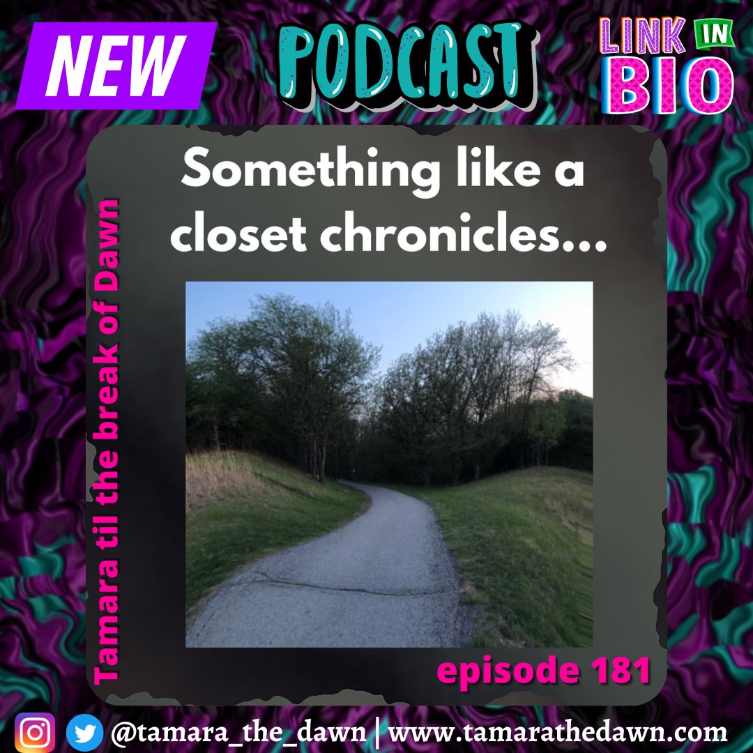 tamara_the_dawn's tweet image. 🚨🚨 #NEWEPISODE 🚨🚨

🗣 back in the closet or whatever…

🎧 👉🏾 “Tamara til the break of Dawn” 👉🏾 linktr.ee/TamaraDawn 

#Tamaratilthebreakofdawn #TamaraTheDawnInc #podcast #podcaster #blackpodcaster #dopeblackpods  ✊🏾❤️
