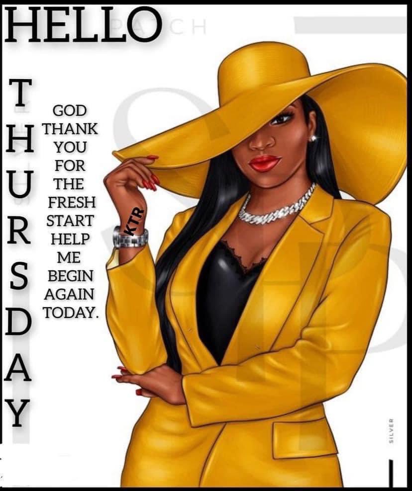 AuthorJoeNBrown's tweet image. Hello Thursday. #ThursdayMotivation #ThursdayMood 🥰⭐️👒🌟👠🌝🧥☀️😘 #HelloThursday #ThursdayThoughts