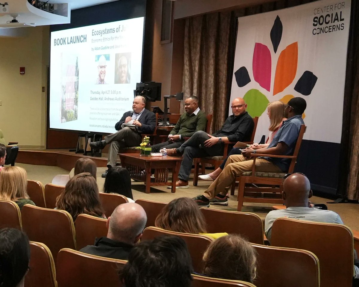 Ecosystems of Jubilee explores the economic practices inherent in the ancient Israeli tradition of jubilee–a tradition that, according to authors <a href="/Adam_Gustine/">Adam L. Gustine</a> and <a href="/JoseHumphreys/">José Humphreys III</a>, “has the potential to help us reimagine justice.” 

socialconcerns.nd.edu/news/what-woul…