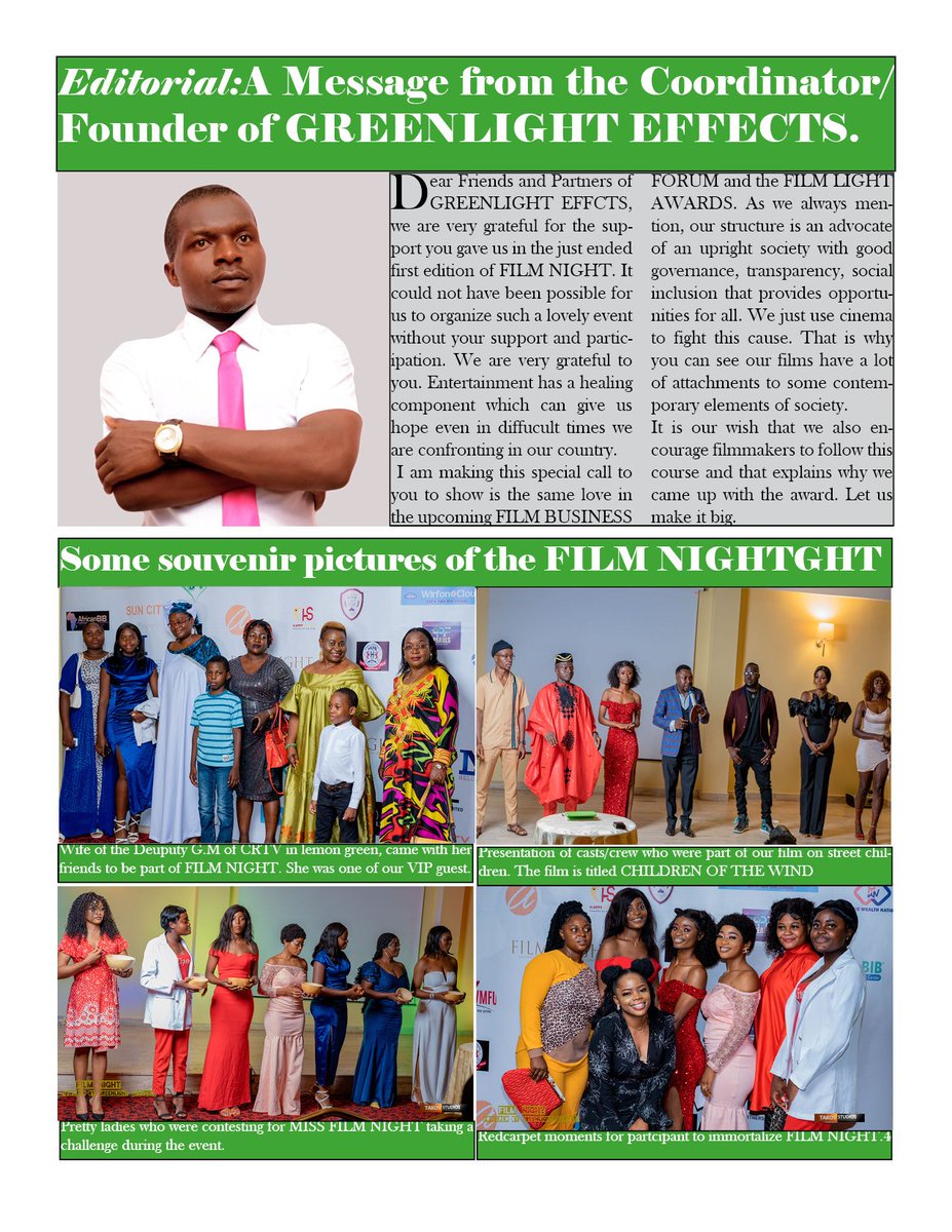 Fonban4's tweet photo. FILM BUSINESS FORUM and FILM LIGHT AWARDS coming up. It is all about films that align with concepts of Sustainability Development Goals.
@UN_Cameroon @unicefcameroon @UNDPChina @USEmbYaounde @CanadaCameroon @GermanyinCMR @PlanInterJordan https://t.co/HnObPmil08