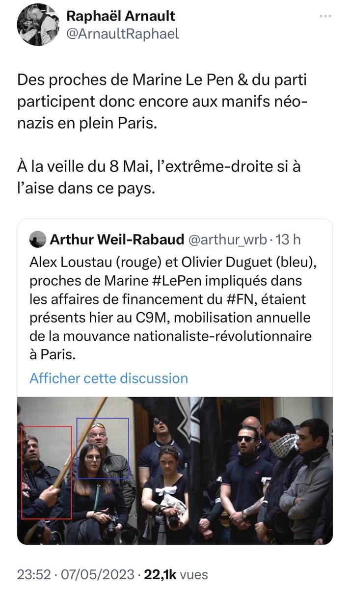DeeploInsoumis's tweet photo. @MLP_officiel @Elisabeth_Borne Elle est comme Macron lepen. Elle ose tout.
Ses propres amis défilent avec les nazis, ses députés refusent de se lever en soutien au maire, mais elle sort quand même un petit tweet tout pourri pour essayer de noyer le poisson…
L’#extremedroitetue https://t.co/y3tuMg7vtF
