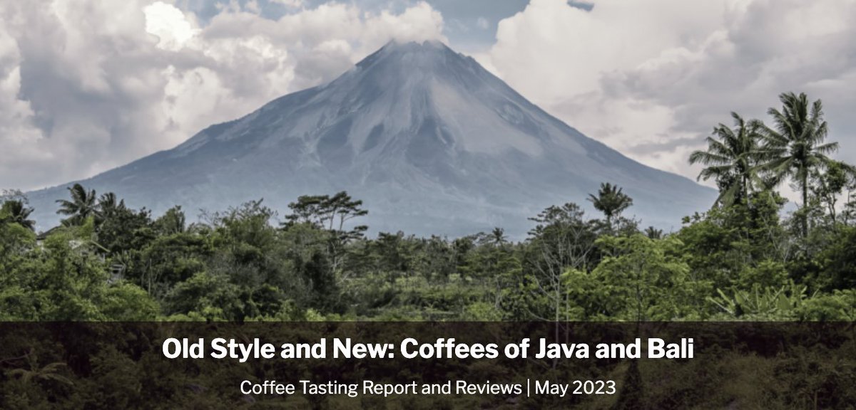 coffeereview's tweet photo. Our May #Coffee tasting report featuring reviews of coffees from #Java and #Bali is now available.  Read report: https://t.co/sHPl3tRRfJ See reviews: https://t.co/ZiFJZKSkBJ Top-rated: https://t.co/0n2pcRjCFZ Best values: https://t.co/g43YfZgbjr https://t.co/fhJ3bOZPSJ