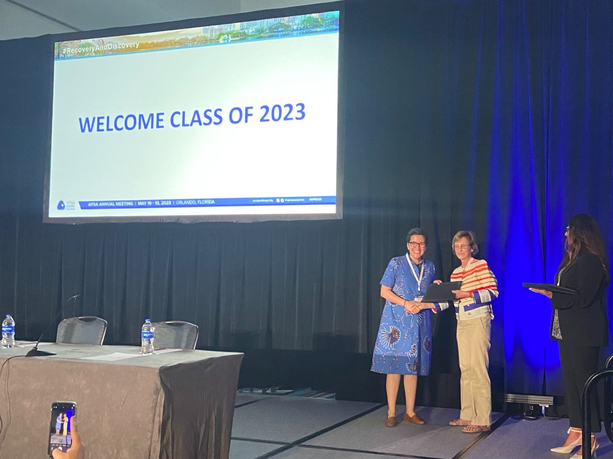 INDUCTED! Finally had the opportunity to walk to stage and accept my certificate as an international member of <a href="/APSASurgeons/">APSA Surgeons</a> . So excited for the work we're doing to share our resources with the world. Proud to be a part! 
#member 
#APSA23