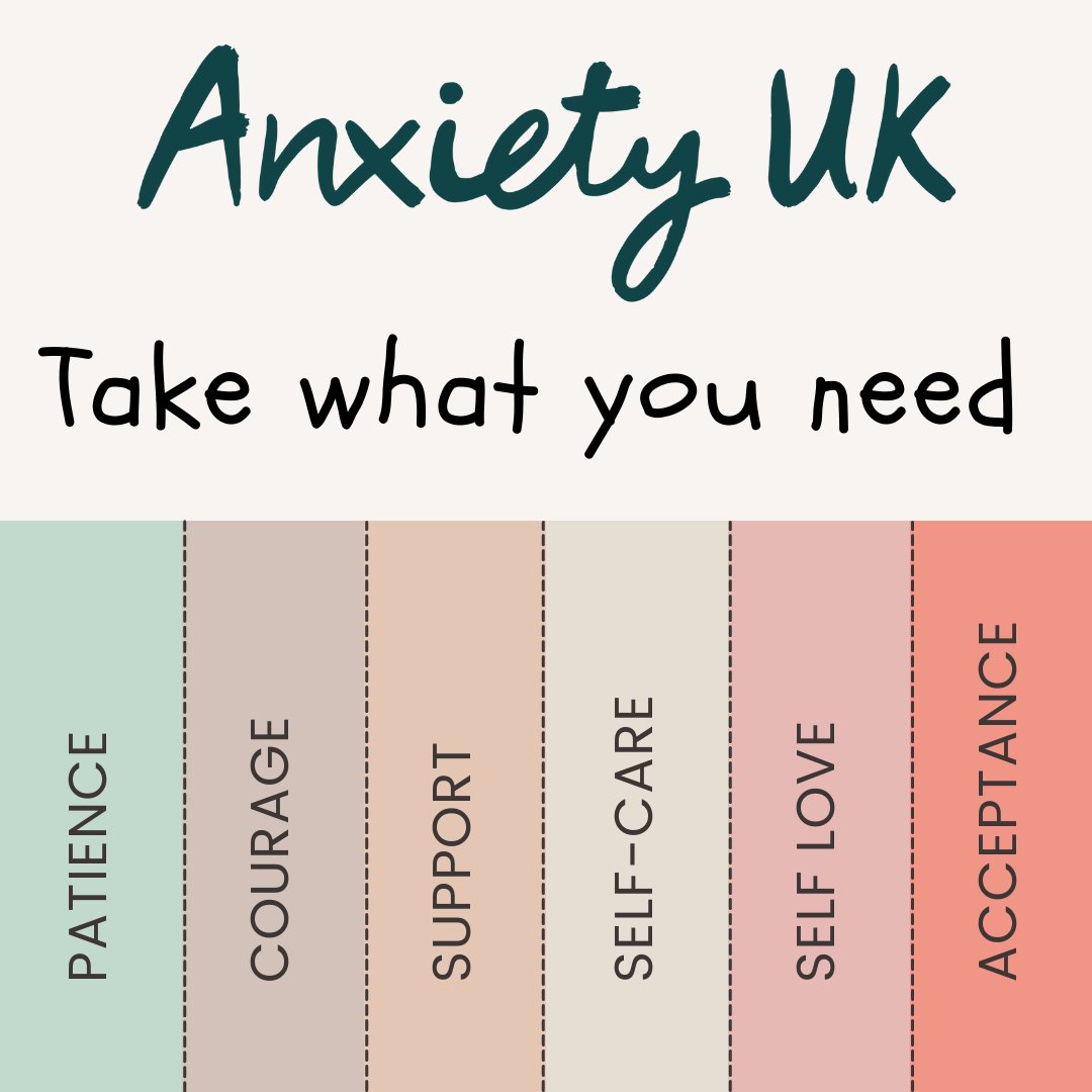 AnxietyUK's tweet image. Living with #anxiety can be challenging.   Have a think about what you need today...