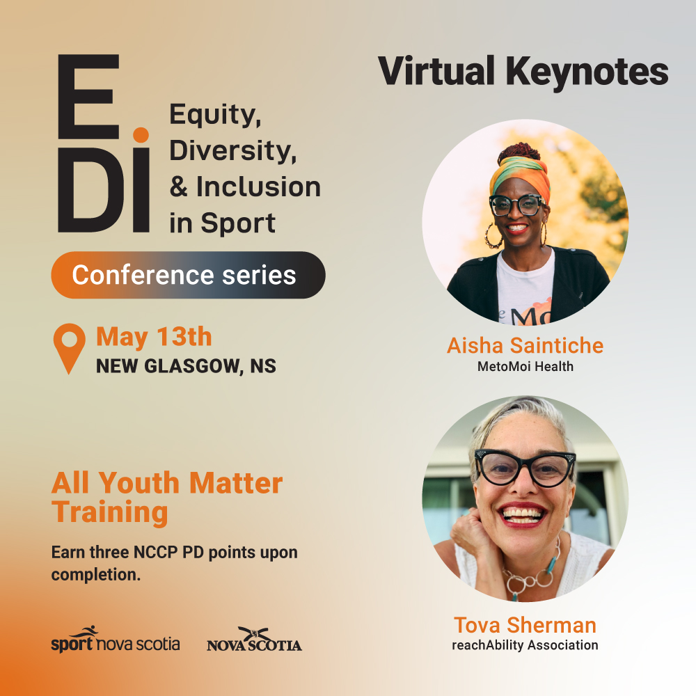 Join us this Saturday, May 13, as virtual keynotes Aisha Saintiche and Tova Sherman and All Youth Matter Inclusion Training! 

To learn more or to register: ow.ly/74Of50NA71B