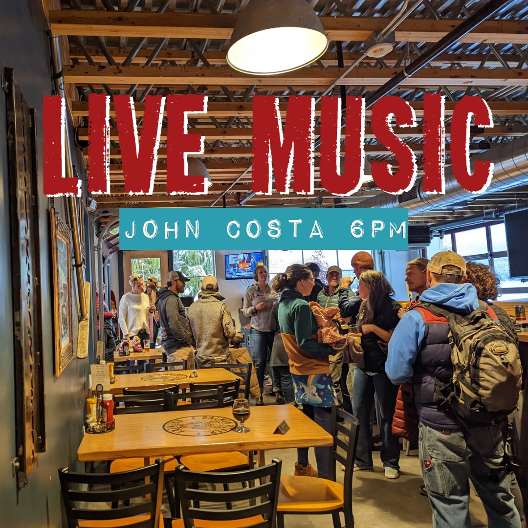 You know him, you love him! Join us in the Taphouse tonight for John Costa 🎵🍺

John was one of the very first musicians to ever serenade SRB customers - catch this local favorite at 6pm!

#SRB #SalmonRiverBrewery #TaphouseMusic #McCallMusicLovers #McCallIdaho #JohnCosta
