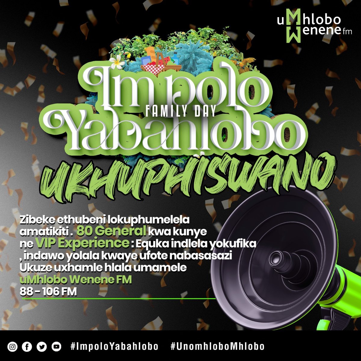 UWFM88_106FM's tweet photo. Hlala umamele isikhululo sakho osithandayo maxa onke, uzibeke ethubeni loku phumelela ukhuphiswano
#Unomhlobomhlobo
#ImpoloYabahlobo
#UWFM #Impolo https://t.co/CKIWPhTiGq