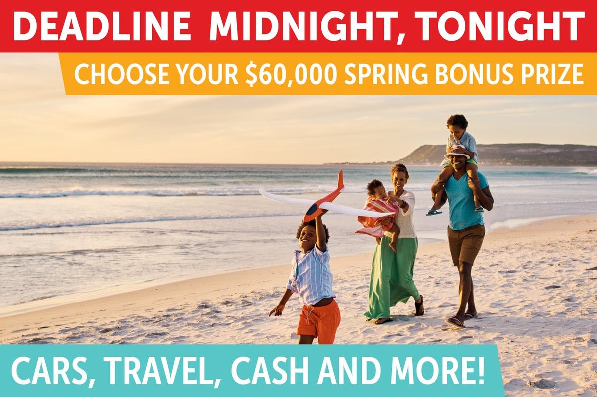 trihospitaldr's tweet photo. You choose your prize! Get your tickets before midnight tonight and you could be driving away in a new car with toys or jetting off with thousands for vacations >> https://t.co/aY7ZuDQ8RJ
#trihospital #trihospitaldream #travel #healthcare #fundraising https://t.co/VACbdTyAt5