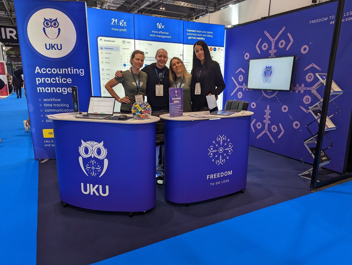 Experience the power of Uku at @Accountex! Our innovative approach to accounting automation is a game changer. Our stand is a must-visit - showcasing well-crafted solutions redefining work management and billing efficiency. 🚀📘💼
#AccountingTech #Fintech