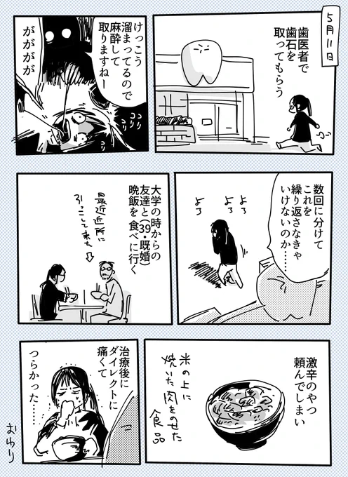 歯医者と 肉丼と 