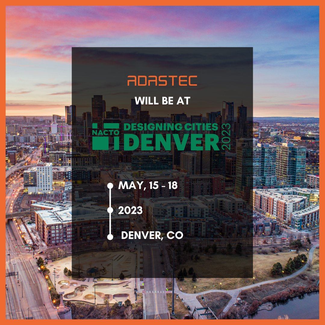 AdastecCorp's tweet image. Will ADASTEC see you at Designing Cities in Denver, CO? 🚍

Send us an email at press@adastec.com to schedule a meeting, we&apos;d love to connect! 🤩

#ADASTEC #autonomousdriving #autonomousbus #electricmobility
