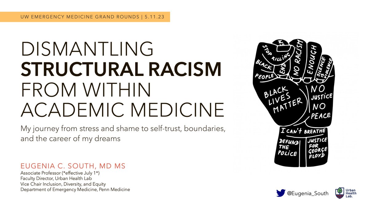 I'm excited and nervous to be giving a new talk this morning. It's as much about the work as the experience of work, which we don't talk about enough. It's vulnerable and real. Grateful to @Jon_Ilgen for brining me out to @UW EM!