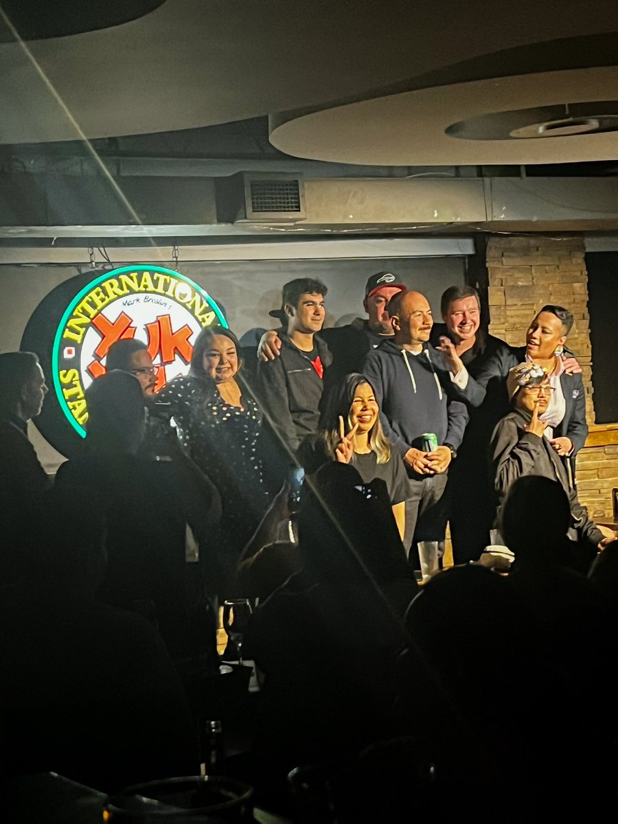 Laughter is so good for the soul and I had a lot of it at a recent event. ‘Got Land’ at Yuk Yuks in Ottawa featured some of the best Indigenous comedians, including Clint Couchie from my team. Well done everyone!