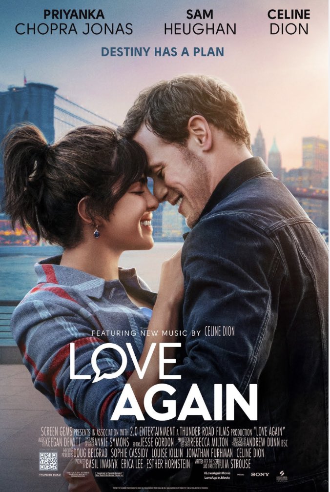 Saw this sweet, heart warming, funny and charming movie last night and I loved it!  I laughed and cried then laughed again and smiled all the way home after.  Can’t wait to see it  with my friends and “Love it Again”!  #LoveAgainMovie #SamHeughan #RomCom #ProudforSam #LoveforSam