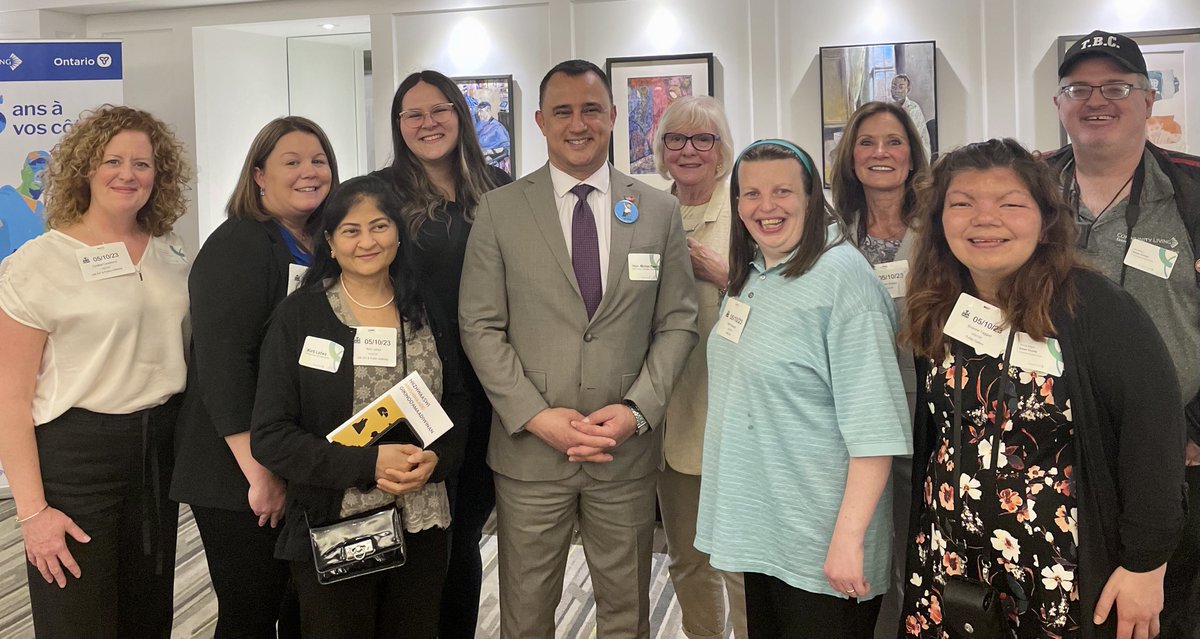 CLEssexCounty's tweet image. Representatives from @CLEssexCounty, New Day &amp;amp; @ensembleconnect visited Queens Park for Community Living Day at the Legislature. We met with many provincial representatives, including Minister of Community, Children &amp;amp; Social Services  @MichaelParsa.
#InclusionMatters
#CLMonth2023