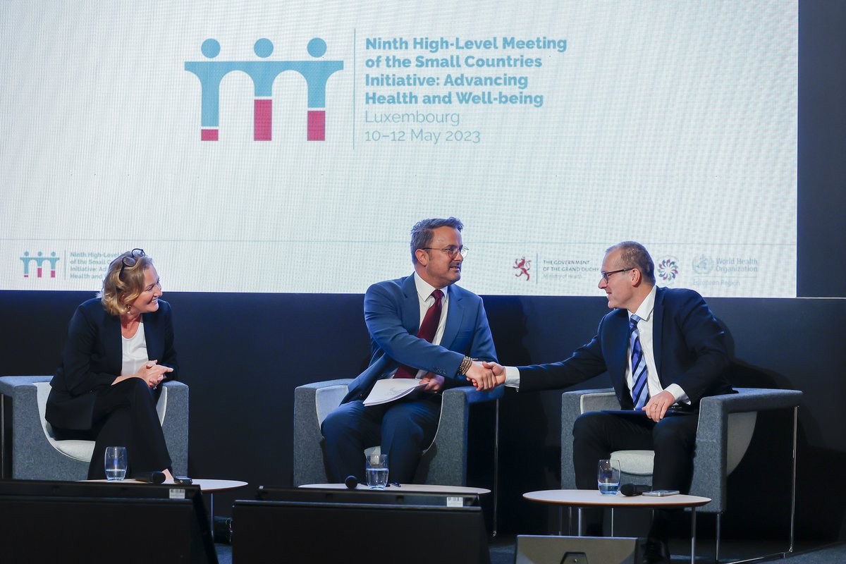 hans_kluge's tweet photo. I hope that this meeting will herald a new era of collaboration between Luxembourg @gouv_lu @sante_lu and @WHO_Europe, harnessing the countryโs diplomacy and multilateral expertise to benefit public health across small countries, and the European Region as a whole
#WHOSCI23 https://t.co/SHW0FQ7Tpx