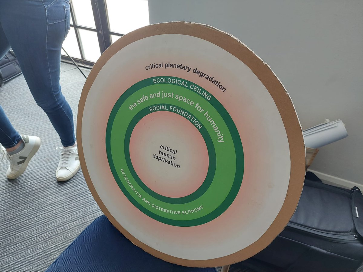 🍩 We're putting the doughnut in economics with a day-long event in #Sheffield inspired by <a href="/KateRaworth/">Kate Raworth</a>'s acclaimed book #DoughnutEconomics.

🌛 Join us from 6:30pm tonight at <a href="/theworkstation/">The Workstation</a> for a summary of today's discussions, networking &amp; drinks. #FofD