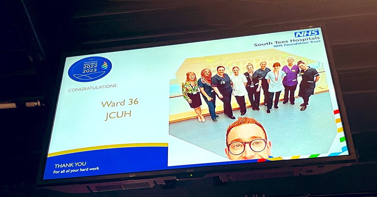 Keir Rumins RNA MSc BSc (@keir_rum) on Twitter photo Ward 36 <a href="/SouthTees/">South Tees Hospitals</a> winner of learning environment award - nightingales 2023. #steesnightingales <a href="/ward36jcuh/">*ward36jcuh*</a> <a href="/StaceyB15090519/">Stacey Brown</a> <a href="/georgin85718850/">georgina.mcdonald</a> Ward 36 <a href="/SouthTees/">South Tees Hospitals</a> winner of learning environment award - nightingales 2023. #steesnightingales <a href="/ward36jcuh/">*ward36jcuh*</a> <a href="/StaceyB15090519/">Stacey Brown</a> <a href="/georgin85718850/">georgina.mcdonald</a>