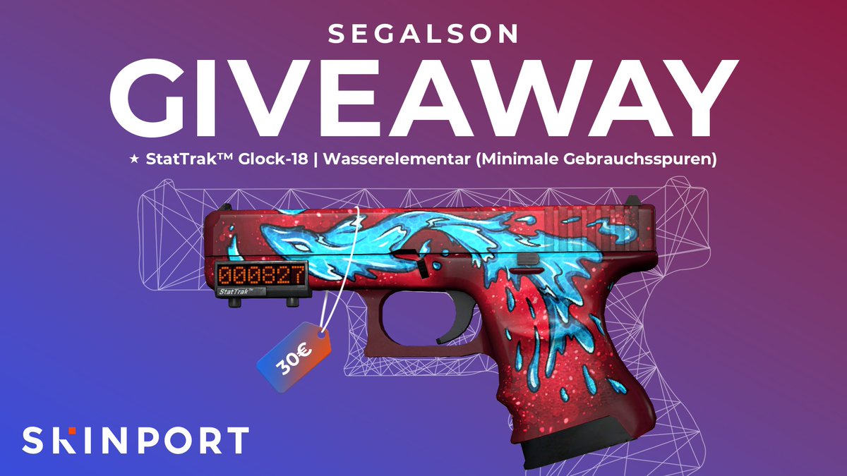 Hey Leute, ich möchte euch meinen neuen Partner <a href="/Skinport/">Skinport</a> vorstellen. Der beste deutsche Marktplatz zum Kaufen und Verkaufen von CS Skins 🤓 Zur Feier des Tages gibt es ein kleines Giveaway!

Was ihr tun müsst: 

Mir @segalson &amp; <a href="/Skinport/">Skinport</a> folgen ✅

2 Freunde markieren + RT 🤝
